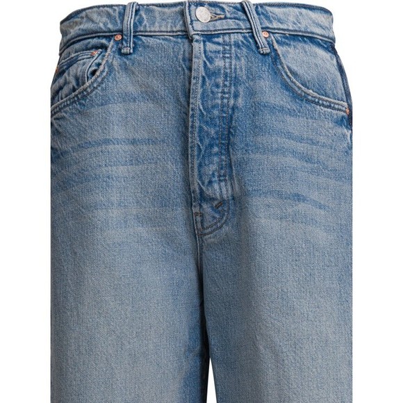 Mother Two-Tone Wide-Leg Jeans With High Waist - NWT
